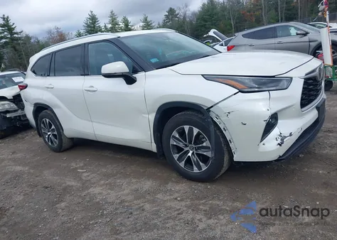 2021 Toyota Highlander Xle из США, поврежденный, VIN 5TDGZRBH7MS127438